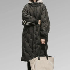 Winter Lightweight Quilted Jacket Women | Long 0