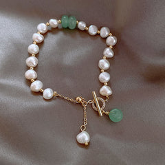 Women's Adventure Bracelet with Natural Pearls - An Elegant Accessory 0