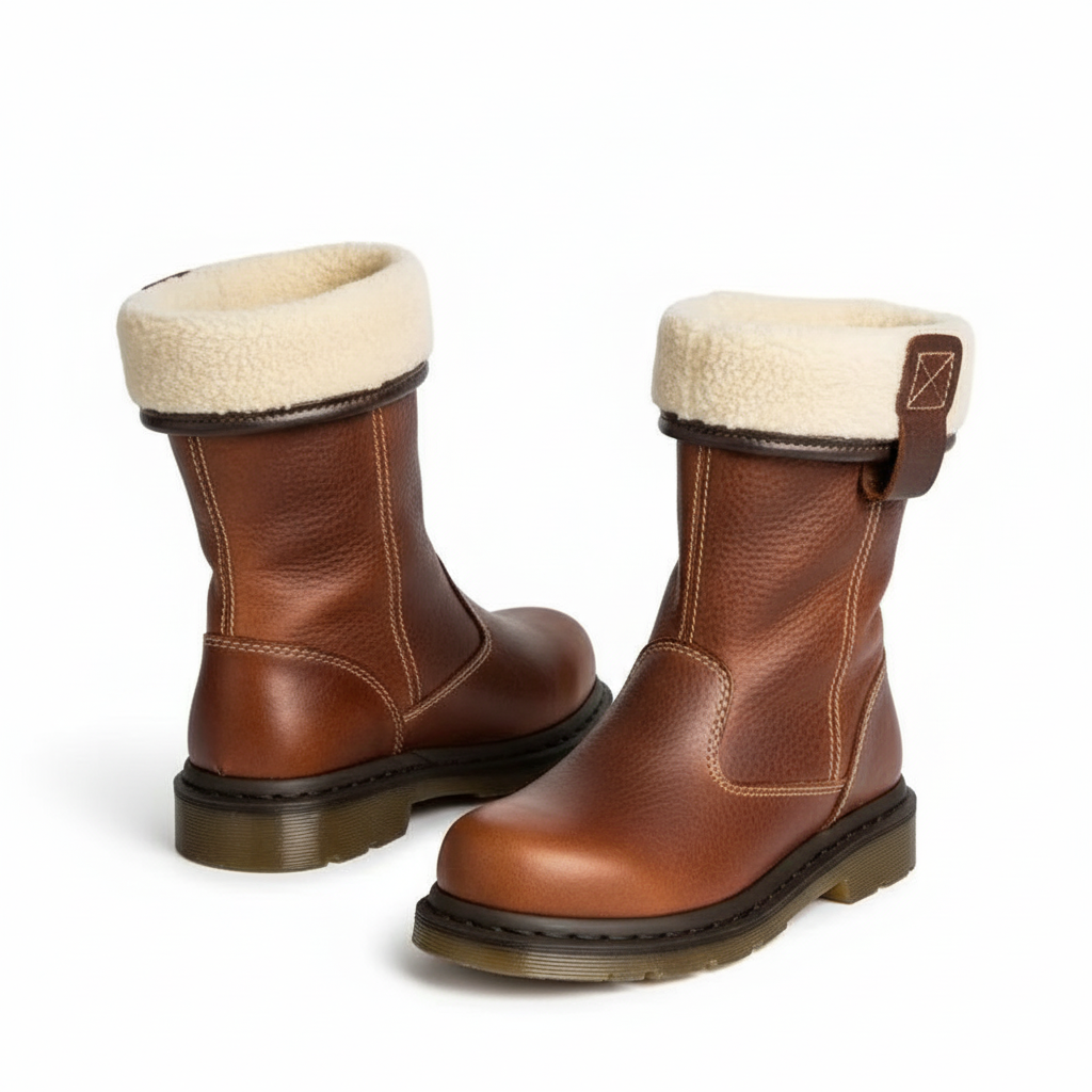 Women’s Cowboy Boots – Warm Winter Mid-Calf Western Style 0