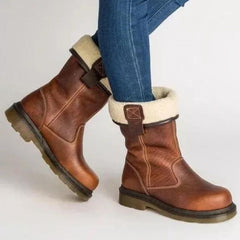 Women’s Cowboy Boots – Warm Winter Mid-Calf Western Style 2