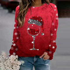Women's Cozy Christmas Sweater Festive Knit 0