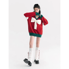 Women's Cozy Christmas Sweater Warm Acrylic Blend 1