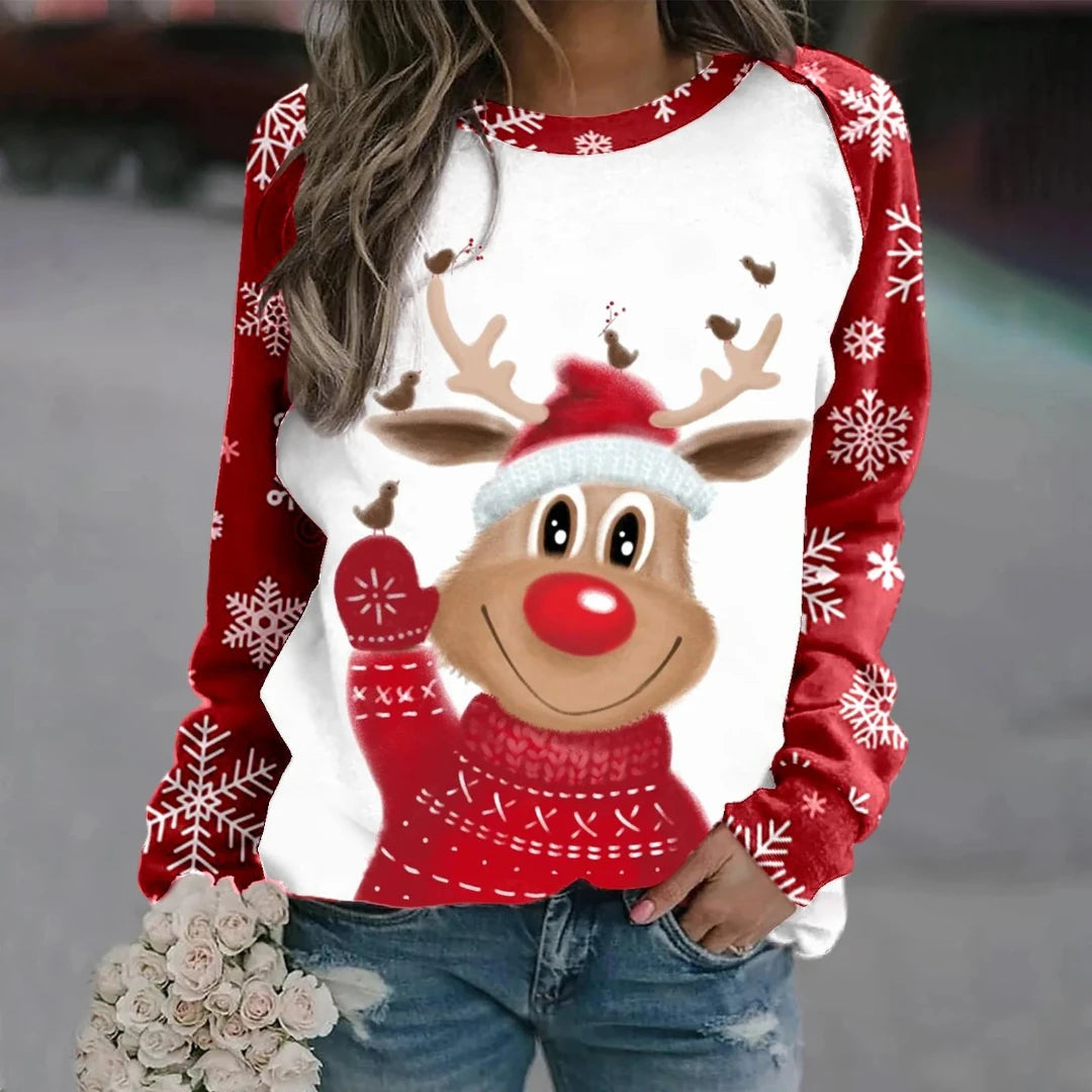 Women's Cozy Christmas Sweater Warm Soft Fabric 1