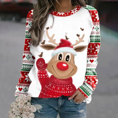 Women's Cozy Christmas Sweater Warm Soft Fabric 3