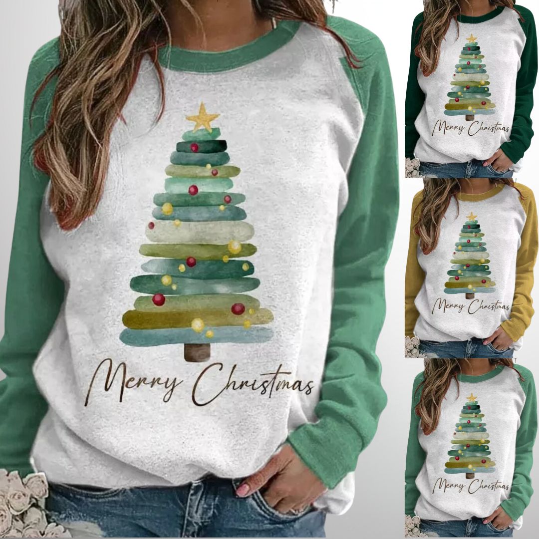 Women's Festive Christmas Sweater Cozy Knit 3