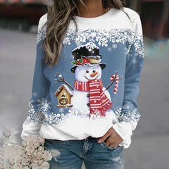 Women's Festive Christmas Sweater Cozy Warm Knit 1