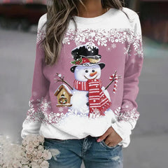 Women's Festive Christmas Sweater Cozy Warm Knit 2