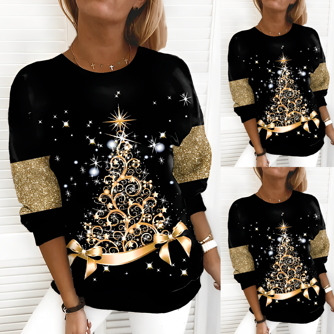 Women's Festive Christmas Sweater Warm Fabric 1