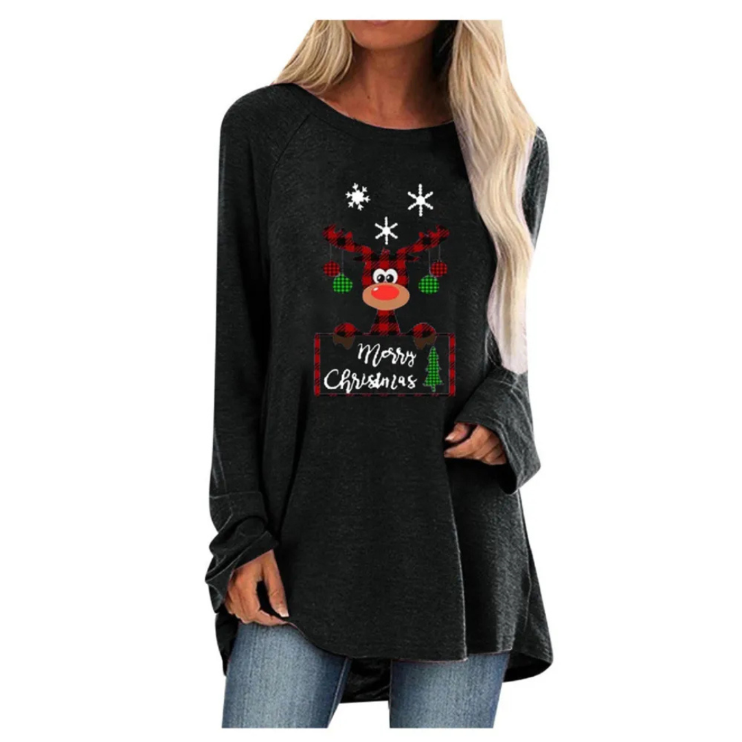 Women's Festive Long Sweater Warm Knit 0