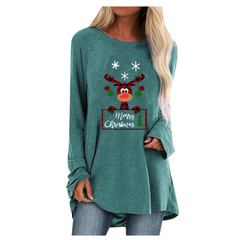 Women's Festive Long Sweater Warm Knit 1