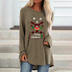 Women's Festive Long Sweater Warm Knit 2