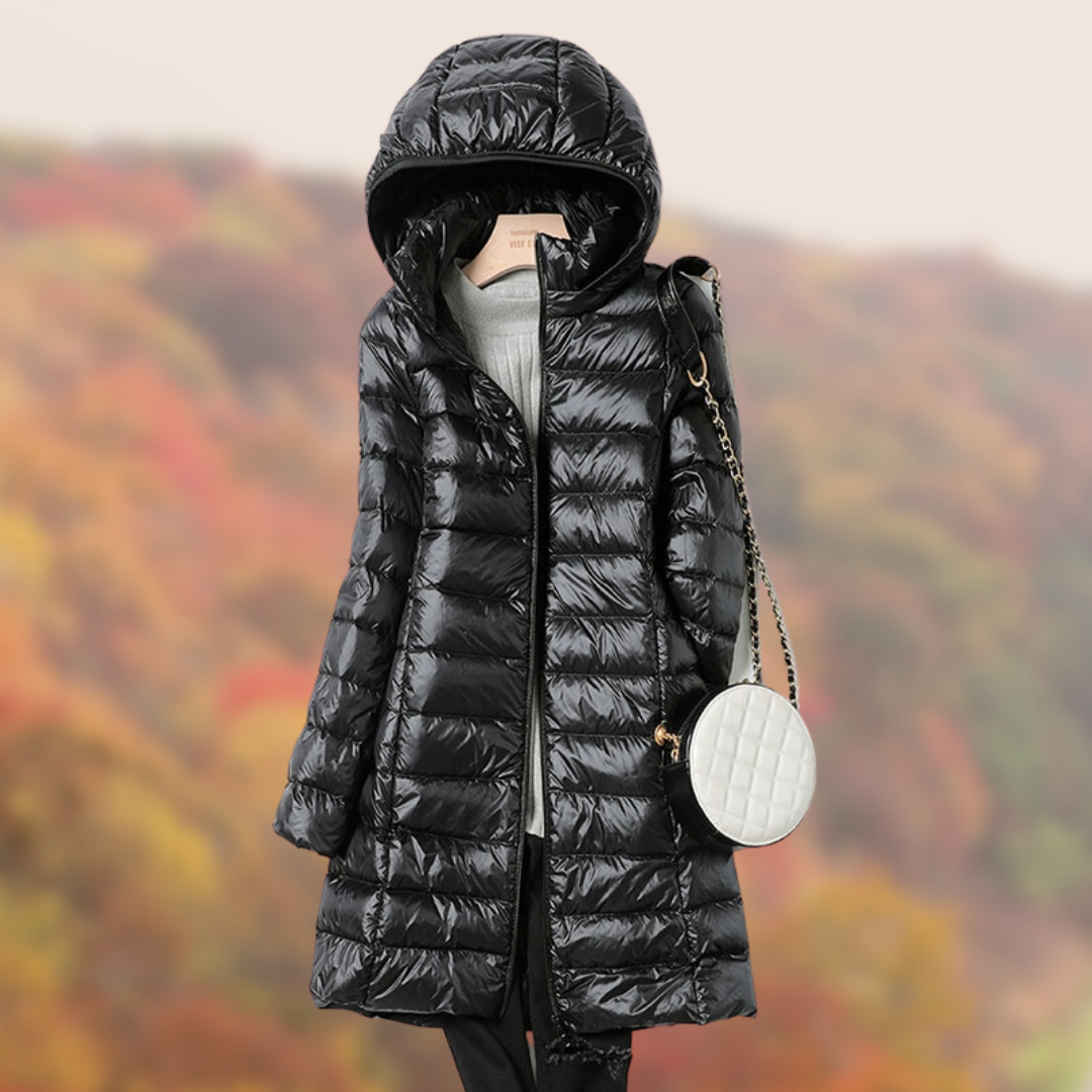 Women's Hooded Rain Jacket | Long Sleeve 1