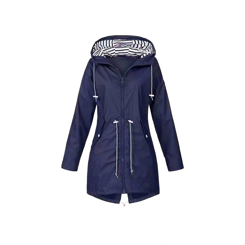 Women's Hooded Windproof Rain Jacket | Long Sleeve 2