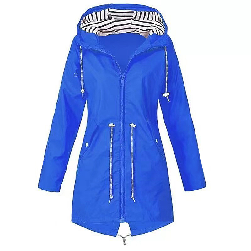Women's Hooded Windproof Rain Jacket | Long Sleeve 4
