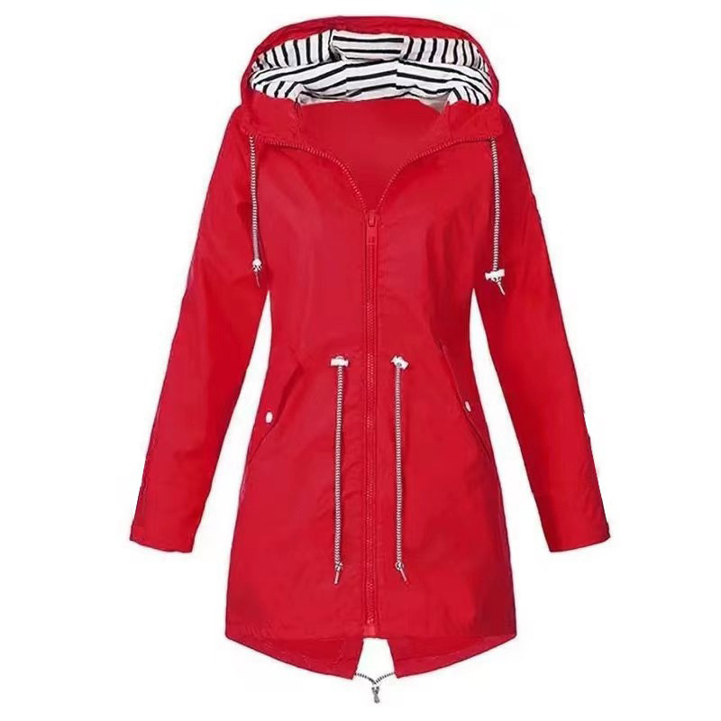 Women's Hooded Windproof Rain Jacket | Long Sleeve 5