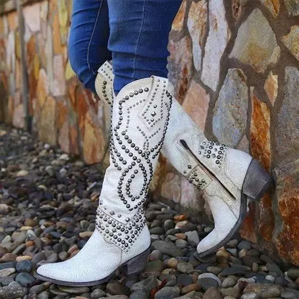 Women's Knee-High Cowboy Boots | Vintage 2
