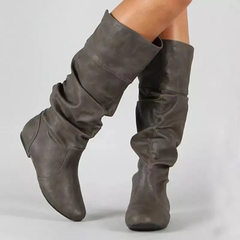 Women's Long Winter Boots | Flat 1