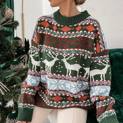 Women's Oversized Christmas Sweater Soft Fabric 1