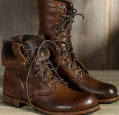 Women's Retro Lace-Up Boots | Collapsible Ankle Strap 2