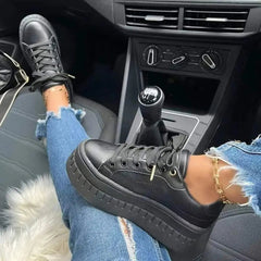 Women's Sneakers - Plateau Design – Stylish & Comfortable 3