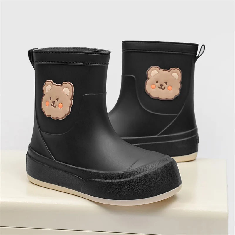 Women's Waterproof Wellington Boots | Teddy Bear Pattern 1