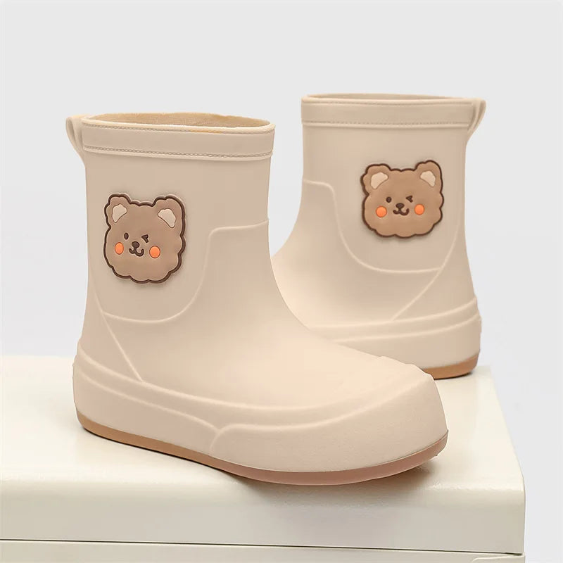 Women's Waterproof Wellington Boots | Teddy Bear Pattern 2