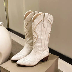Women's Western Cowboy Boots | Calf Length 0