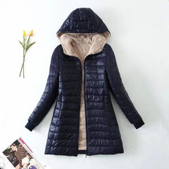 Women's Winter Fleece Jacket | With Hood 3