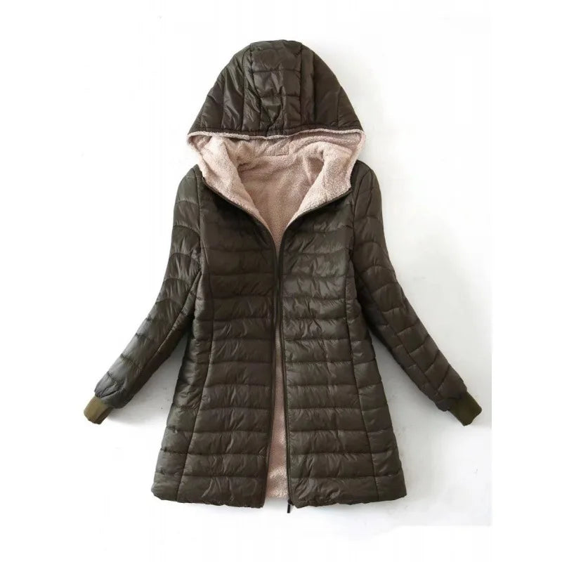 Women's Winter Fleece Jacket | With Hood 4