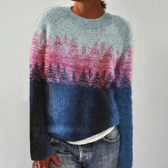 Women's Winter Sweater Vintage Design – Soft Knitted Sweater | DANIQUE 2