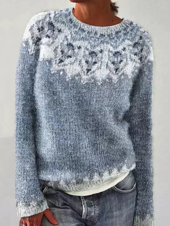 Women's Winter Sweater Vintage Design – Soft Knitted Sweater | DANIQUE 7
