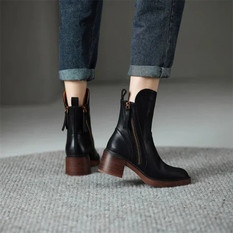Women's ankle boots with zipper | Stylish 3