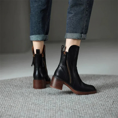 Women's ankle boots with zipper | Stylish 3