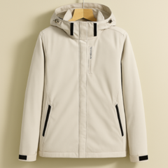 Women's long-sleeved rain jacket with hood 3