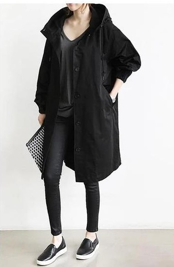 Women's rain jacket | With button closure at the front 11