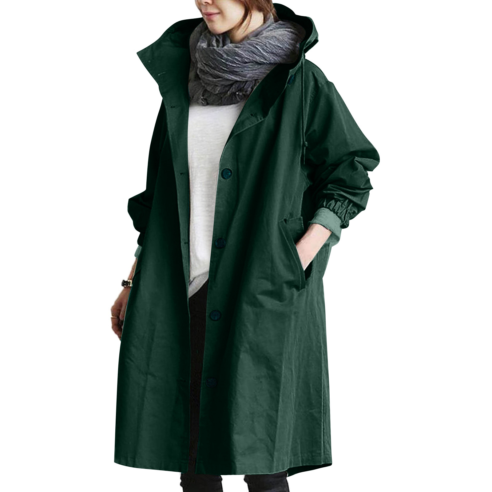 Women's rain jacket | With button closure at the front 4
