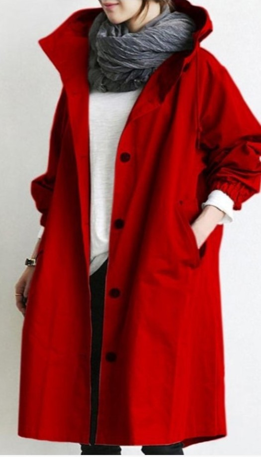 Women's rain jacket | With button closure at the front 9