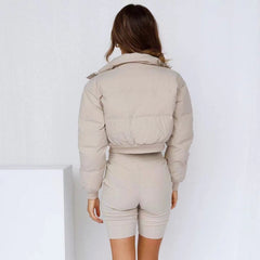 Women's transitional jacket with hood | Short 3
