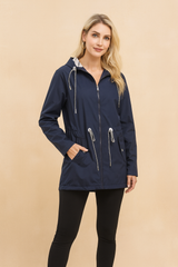 Women's transitional sports jacket with a hood for everyday use 3