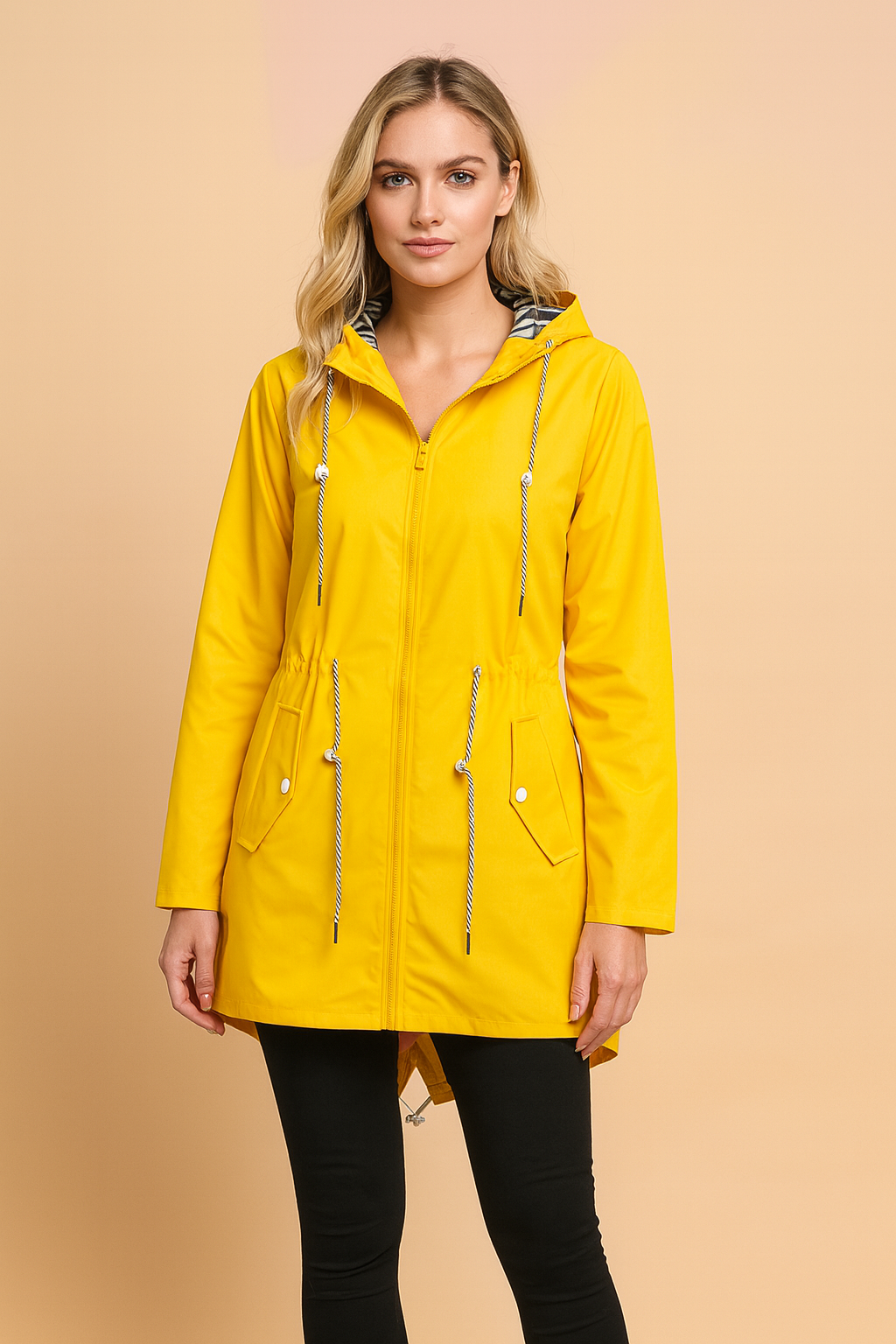 Women's transitional sports jacket with a hood for everyday use 4