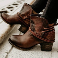 Women's vintage dirndl shoes | Ankle boots 2