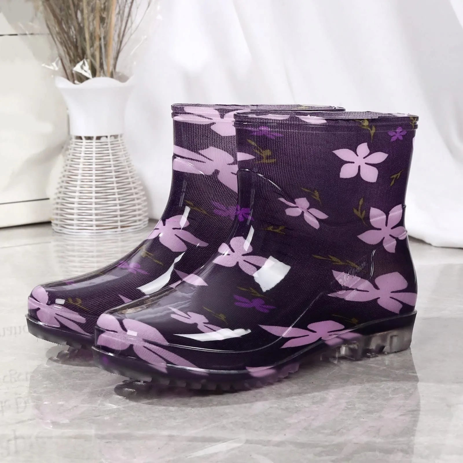 Women's waterproof rain boots | With colorful print 4