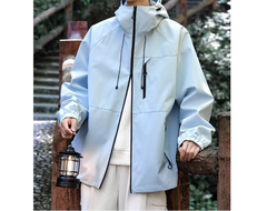 Women's windproof rain jacket with hood | Long sleeves 0