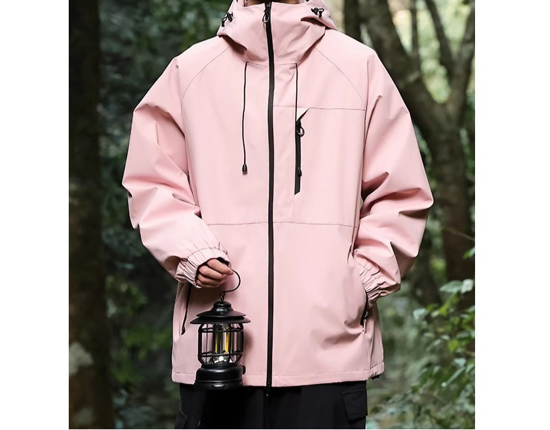 Women's windproof rain jacket with hood | Long sleeves 2
