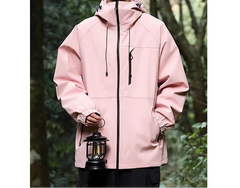 Women's windproof rain jacket with hood | Long sleeves 2