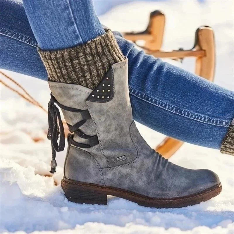 Women's winter ankle boots | Lace-up 6