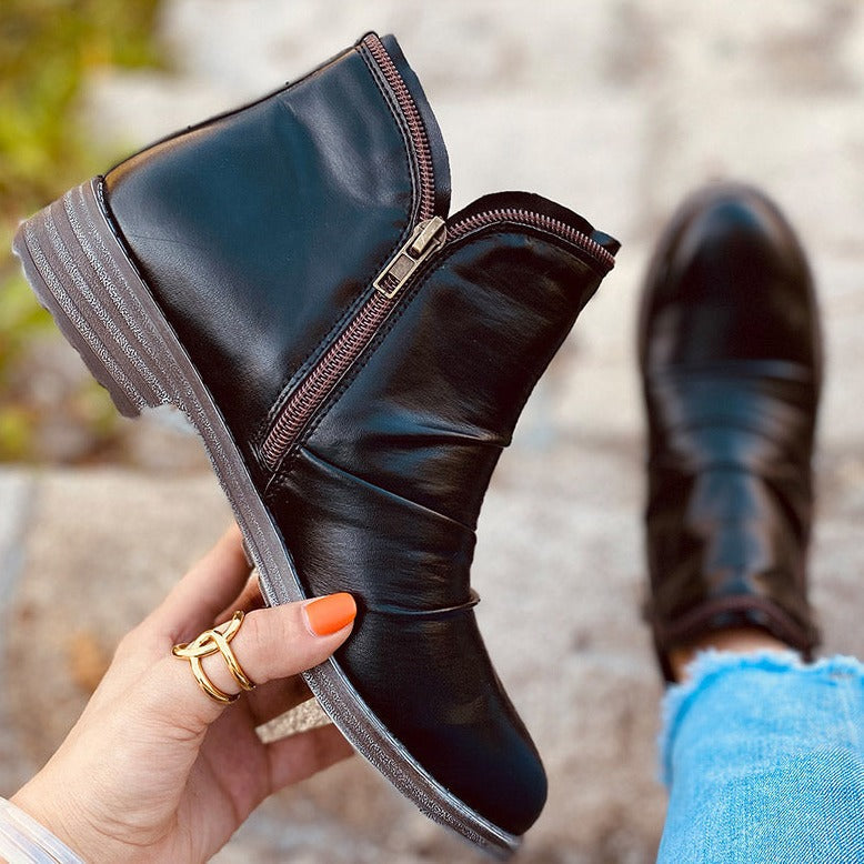 Zip-Up Ankle Boots for Women – Stylish & Comfortable 6