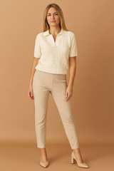 Zuzanna | Collared Sweater Blouse 2